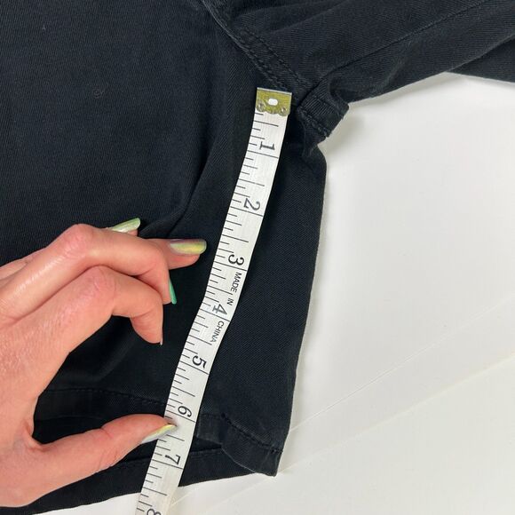 Levi's Vintage 550 Relaxed Fit Cotton Black Denim 2K Jean Shorts Stretch sz 10 - Picture 5 of 9